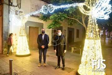 Telde se pone en modo navideño con el encendido de sus luces/Francisco Javier Santana.